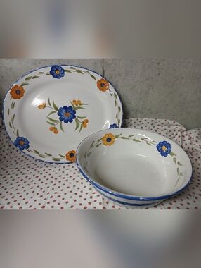 Serving Bowl and Platter